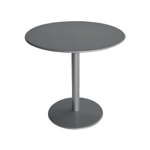 185-900AIRON 24" Round Indoor/Outdoor Bistro Table - 30"H, Steel, Antique Iron