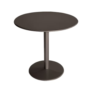 185-900BRONZE 24" Round Indoor/Outdoor Bistro Table - 30"H, Steel, Antique Bronze