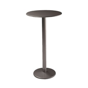 185-900HABRONZE 24" Round Indoor/Outdoor Bistro Bar Table - 42"H, Steel, Antique Bronze