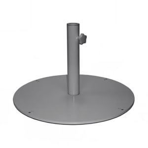 185-923 2 ft Round Shade Umbrella Base - 55 lb, Steel, Antique Iron