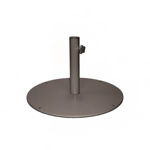 185-925BRONZE 2 ft Round Shade Umbrella Base - 105 lb, Steel, Antique Bronze