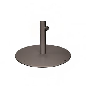 185-923BRONZE 2 ft Round Shade Umbrella Base - 55 lb, Steel, Antique Bronze