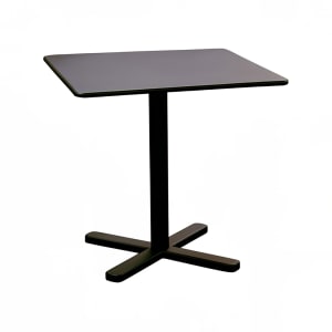 185-52924 32" Square Darwin Indoor/Outdoor Table - Steel, Antique Black