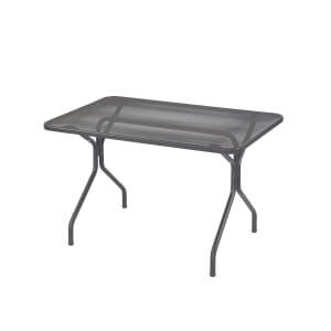 185-83622 Rectangular Cambi Indoor/Outdoor ADA Table - 48" x 32", Steel, Antique Iron