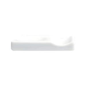 057-21028 3" Imperial Spoon/Chopstick Rest - Ceramic, White