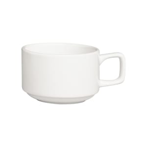 057-21060C 4 oz Imperial Stackable Espresso Cup - Ceramic, White