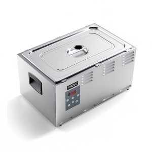 027-SR11 7 gal Countertop Sous Vide Cooker w/ Lid - Stainless, 110v