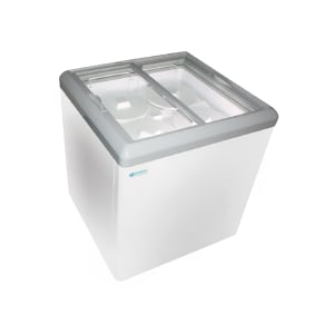 864-HB7HCD 31 1/2" Dual Temperature Dipping Cabinet w/ 3 Basket Capacity - White, 115v