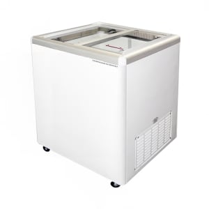 864-EURO8HC 33 1/4" Mobile Ice Cream Freezer w/ 6 Tub Capacity - White, 115v 