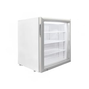 864-CTF3HC 24" One Section Display Freezer w/ Swing Door - Rear Mount Compressor, White, 115...
