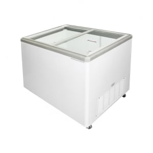 864-EURO13HC 47 1/2" Mobile Ice Cream Freezer w/ 14 Tub Capacity - White, 115v