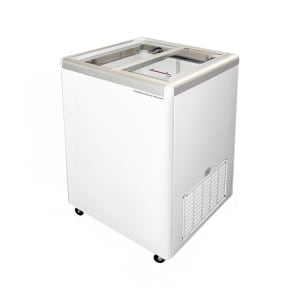864-EURO5HC 24 3/4" Mobile Ice Cream Freezer w/ 6 Tub Capacity - White, 115v