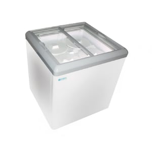 864-HB14HCD 51 1/2" Dual Temperature Dipping Cabinet w/ 5 Basket Capacity - White, 115v
