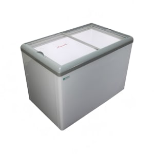 864-HL20HC 70 5/8" Mobile Ice Cream Freezer w/ 7 Basket Capacity - White, 115v