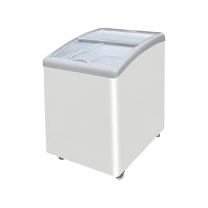 864-MB2HCD 23" Dual Temperature Ice Cream Freezer w/ 2 Basket Capacity - White, 115v