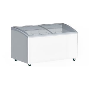 864-VB4HC 41" Stand Alone Ice Cream Freezer w/ 4 Baskets Capacity - White, 115v