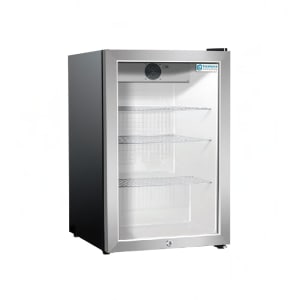 864-EMM3HC 17" Countertop Refrigerator w/ Front Access - Swing Door, Black, 115v
