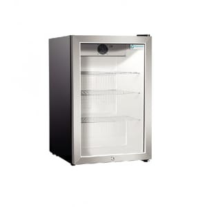 864-EMM4HC 19" Countertop Refrigerator w/ Front Access - Swing Door, Black, 115v