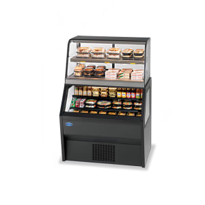 204-CH4828SSRSS4SC 48" Refrigerated Merchandiser w/ Hot Self-Serve Top, 2 Tier Shelves