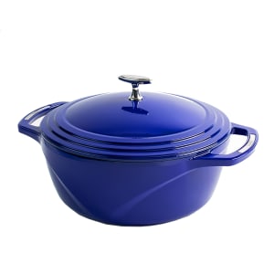 261-U7ID300 7 1/2 qt Cast Iron Dutch Oven, Enamel, Smooth Sailing