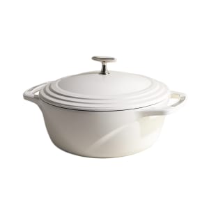 261-U6ID100 6 qt Cast Iron Dutch Oven, Enamel, Cloud Nine