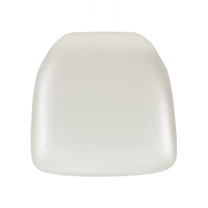 916-BHIVORYHARDVYLGG Chiavari Vinyl Chair Cushion - 15 1/2" x 15 1/2" x 2", Ivory