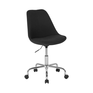 916-CH152783BKGG Swivel Tapered Back Task Chair - 24"W x 24"D x 36 1/2"H, Black Fabric
