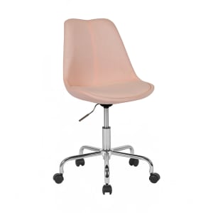 916-CH152783PKGG Swivel Tapered Back Task Chair - 24"W x 24"D x 36 1/2"H, Pink Fabric