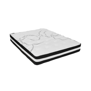 916-CLE230PRF10GG Full Size Spring Mattress w/ High Density Foam Padding - 10"H, White