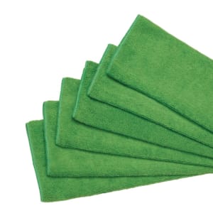080-BTM16G 16" Square Bar Towel Set - Microfiber, Green
