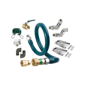 381-M10072K12 72" Gas Connector Kit w/ 1" Female/Male Couplings