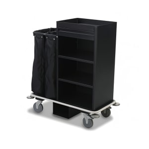 650-2275 Housekeeping Cart w/ (3) Shelves - 24"W x 18"D x 42"H, Plastic