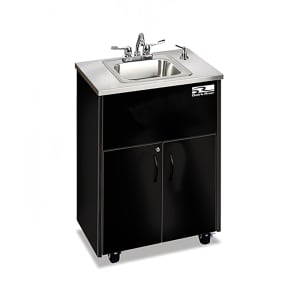 650-5746D 43" Portable Hand Sink w/ 10"D Bowl, Hot & Cold Water