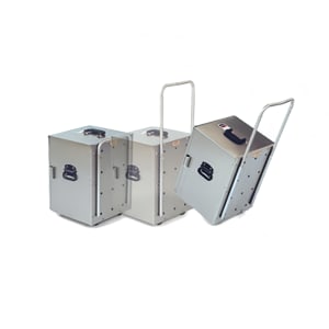 650-6268 Insulated Food Carrier w/ (3) Shelves - Stainless, 120v