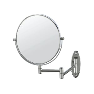141-41741W 8" Wall-Mount Mirror - Standard View & 5x Magnification, Polished Chrome