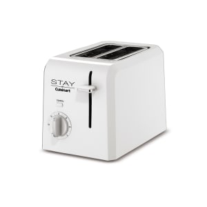 141-WPT220W 2 Slice Toaster w/ Crumb Tray - White, 120v