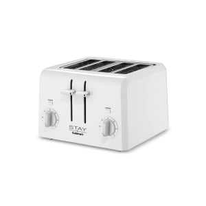 141-WPT440W 4 Slice Toaster w/ Crumb Tray - White, 120v
