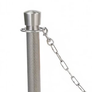650-27885 5 ft Stainless Steel Chain w/ Snap Hooks