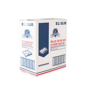 538-E12LID Foil Lid for 1/2 Steam Table Pan