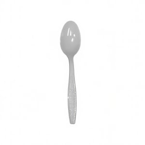 538-E177002 Heavy Weight Disposable Teaspoons - Plastic, White