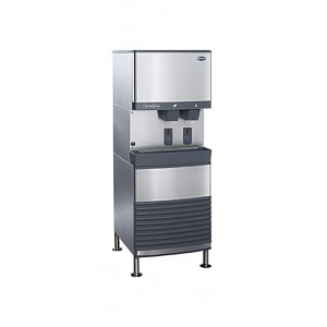 608-110FB425WS 425 lb Freestanding Nugget Ice & Water Dispenser - 90 lb Storage, Cup Fill, 115v