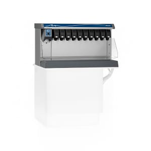 608-VU155B10LP Countertop Nugget Ice & Soft Drink Dispenser - 150 lb Storage, Cup Fill, 115v