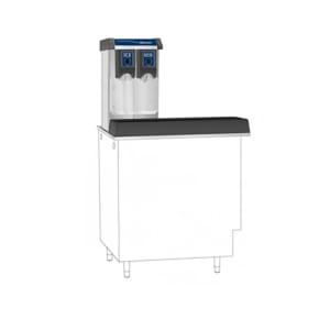 608-VU155N0RL Countertop Nugget Ice & Water Dispenser - 150 lb Storage, Cup Fill, 115v