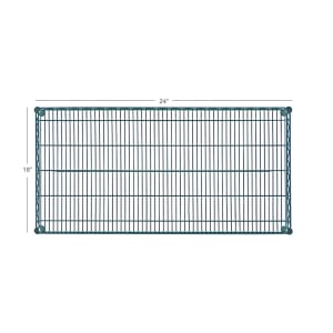 268-FF1824G Epoxy Coated Wire Shelf - 24"W x 18"D