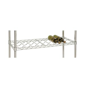 268-FFWS1436CH Commercial Wine Shelf w/ (9) Bottle Capacity, Chrome