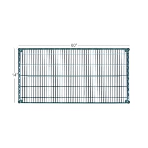 268-FF1460G Epoxy Coated Wire Shelf - 60"W x 14"D