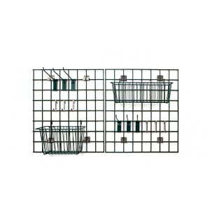 268-FWMKIT1 EZ-Wall™ Food Prep & Drying Kit Wall Grid - 25"L x 10 1/2"W, Epoxy Coat...