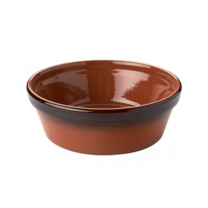 347-059925 23 oz Round Casserole Dish - Glazed Earthenware