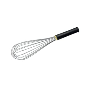 347-111022 Exoglass® 10" Piano Wire Whisk, Heat Resistant to 430 F, Stainless Steel/Insulated Handle