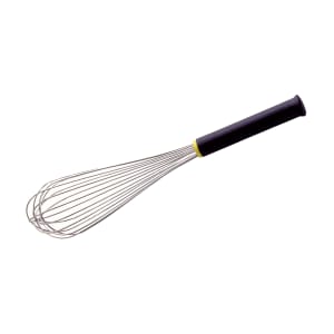 347-111025 Exoglass® 16" Piano Wire Whisk, Heat Resistant to 430 F, Stainless Steel/Insulated Handle